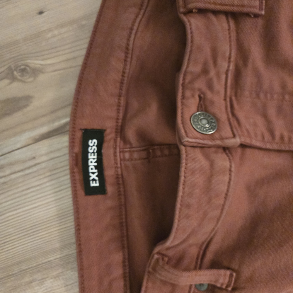 Express Rust Orange Jeans